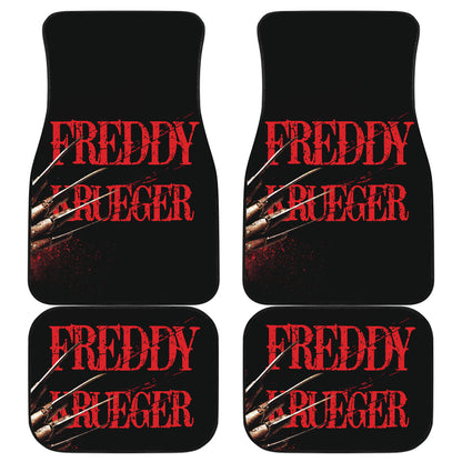 Horror Car Floor Mats Freddy Krueger Horror Flim Car Floor Mats A Nightmare On Elm Street Halloween Car Mats