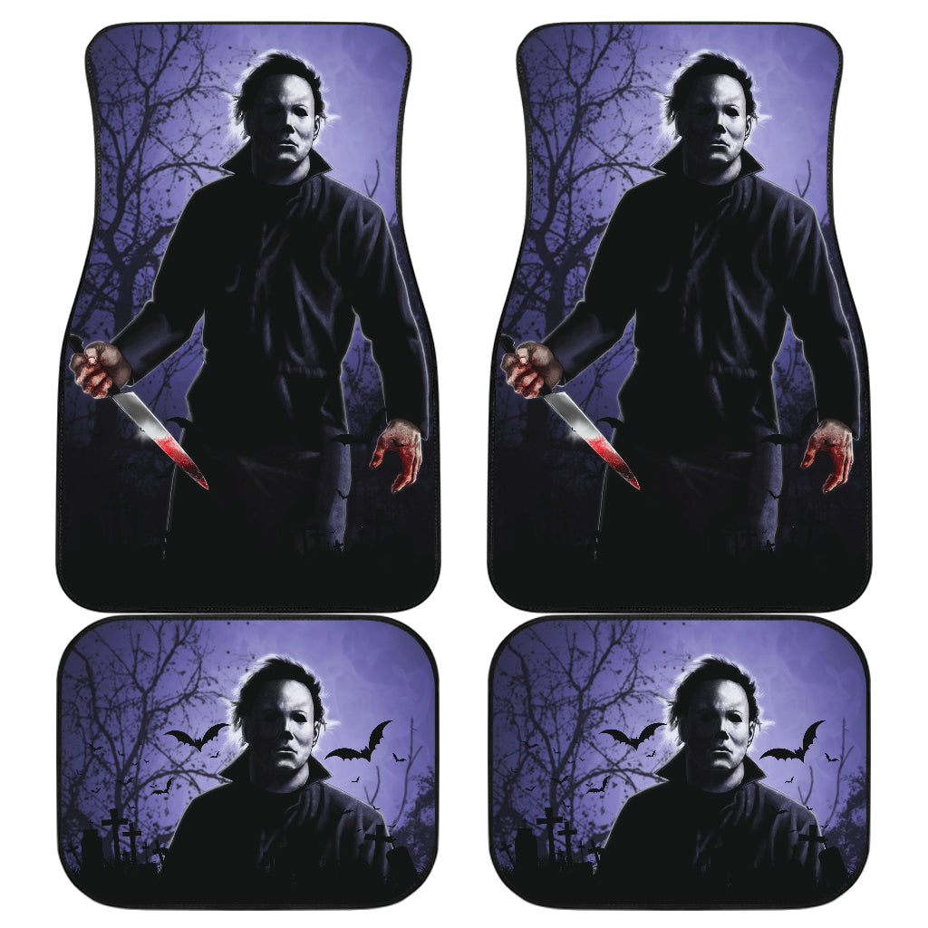 Horror Car Floor Mats Michael Myers Graphic Horror Halloween Car Floor Mats Michael Myers Car Mats