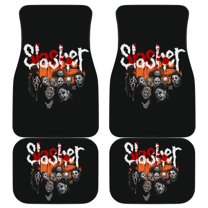 Horror Car Floor Mats Slashet Characters Horror Film Halloween Car Floor Mats Horror Car Mats