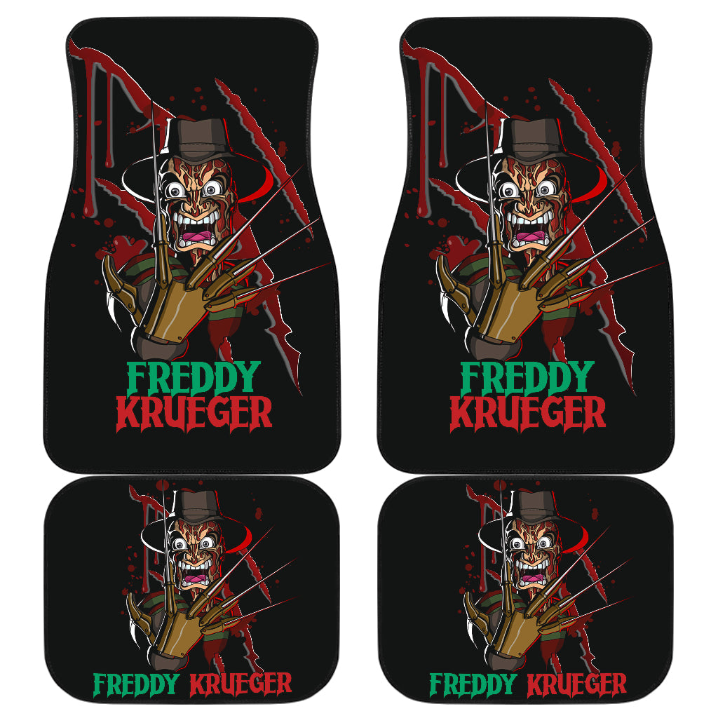 Horror Freddy Krueger Halloween Car Floor Mats Halloween Gift