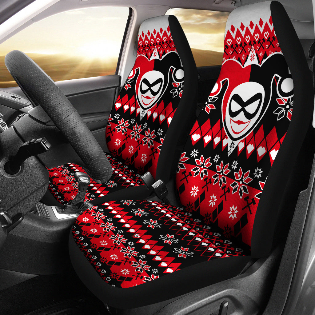 Christmas Harley Quinn Car Seat Covers