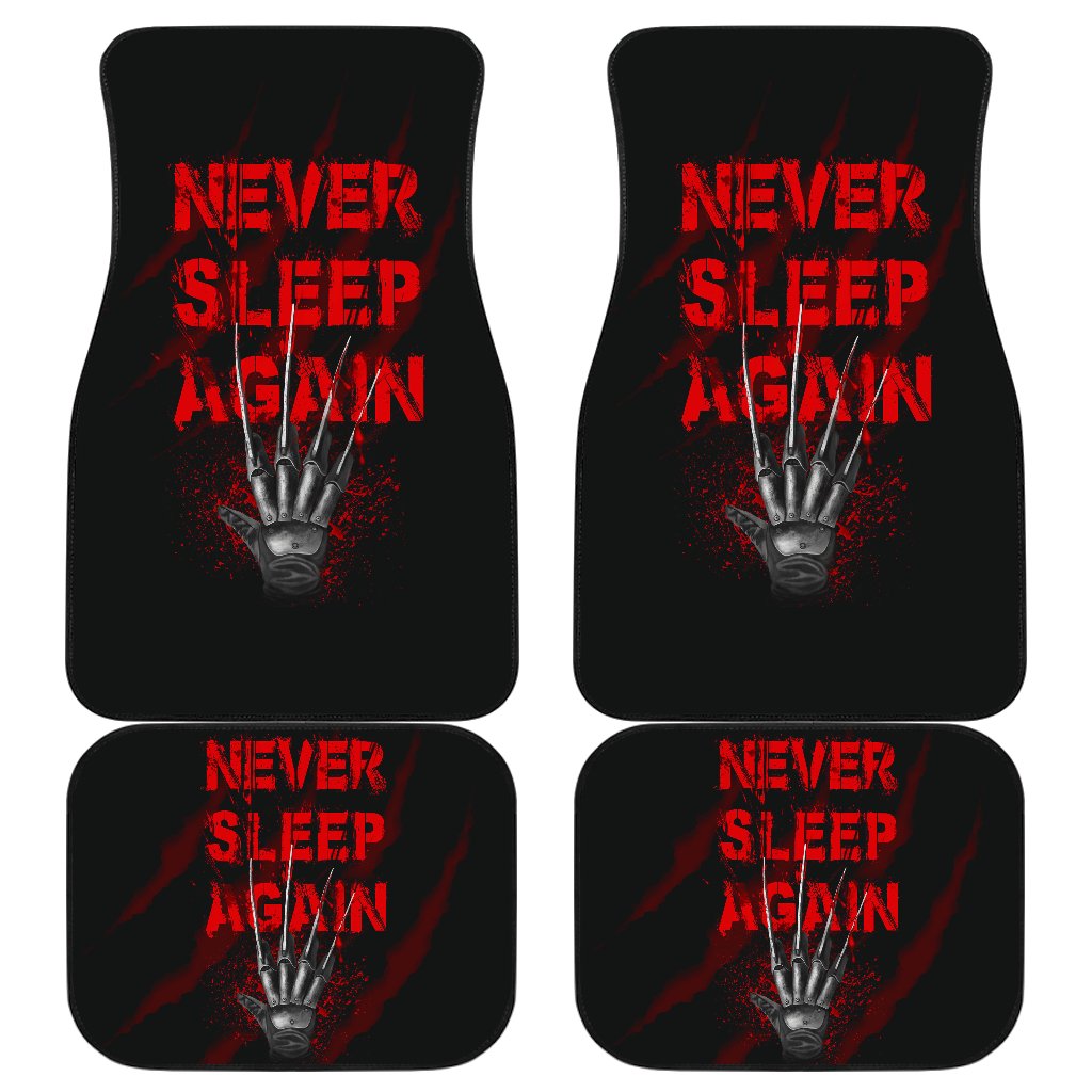 Horror Car Seat Covers Freddy Krueger Glove Never Sleep Again Car Mats