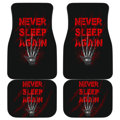 Horror Car Seat Covers Freddy Krueger Glove Never Sleep Again Car Mats