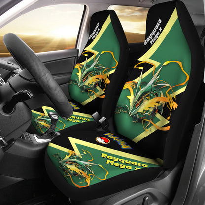 Mega Rayquaza X Car Seat Covers