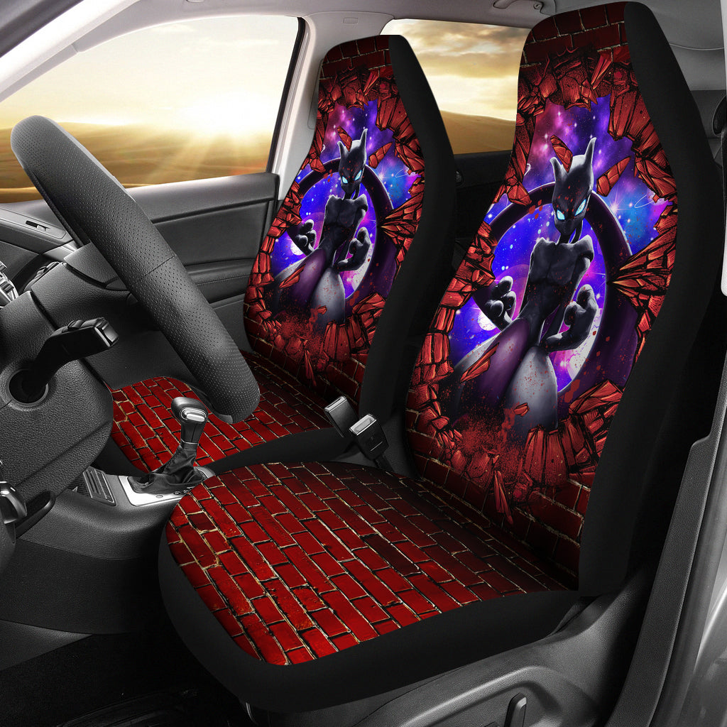 Mewtwo Break Wall Car Seat Covers