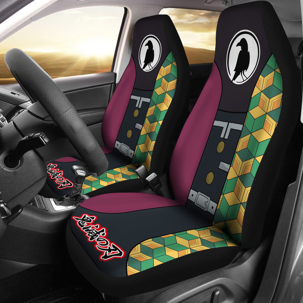 Demon Slayer Anime Giyuu Yomioka Car Seat Covers
