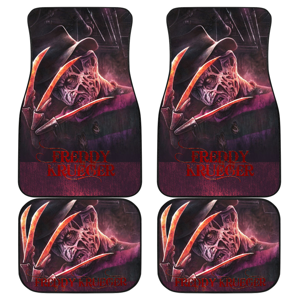 Horror Car Floor Mats Freddy Krueger Horror Flim Car Floor Mats A Nightmare On Elm Street Halloween Car Mats