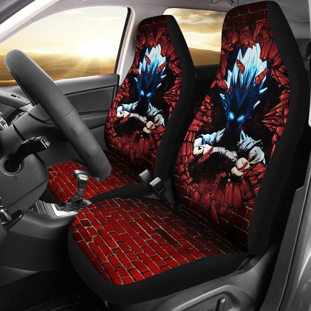 Vegeta Break Wall Car Seat Covers