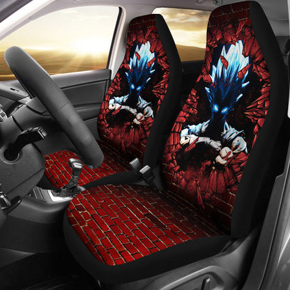 Vegeta Break Wall Car Seat Covers