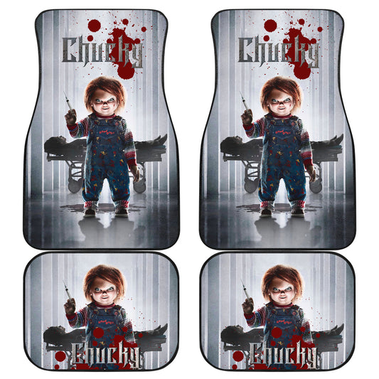 Horror Car Floor Mats Chucky Child's Play Horror Film Halloween Car Floor Mats Horror Car Mats