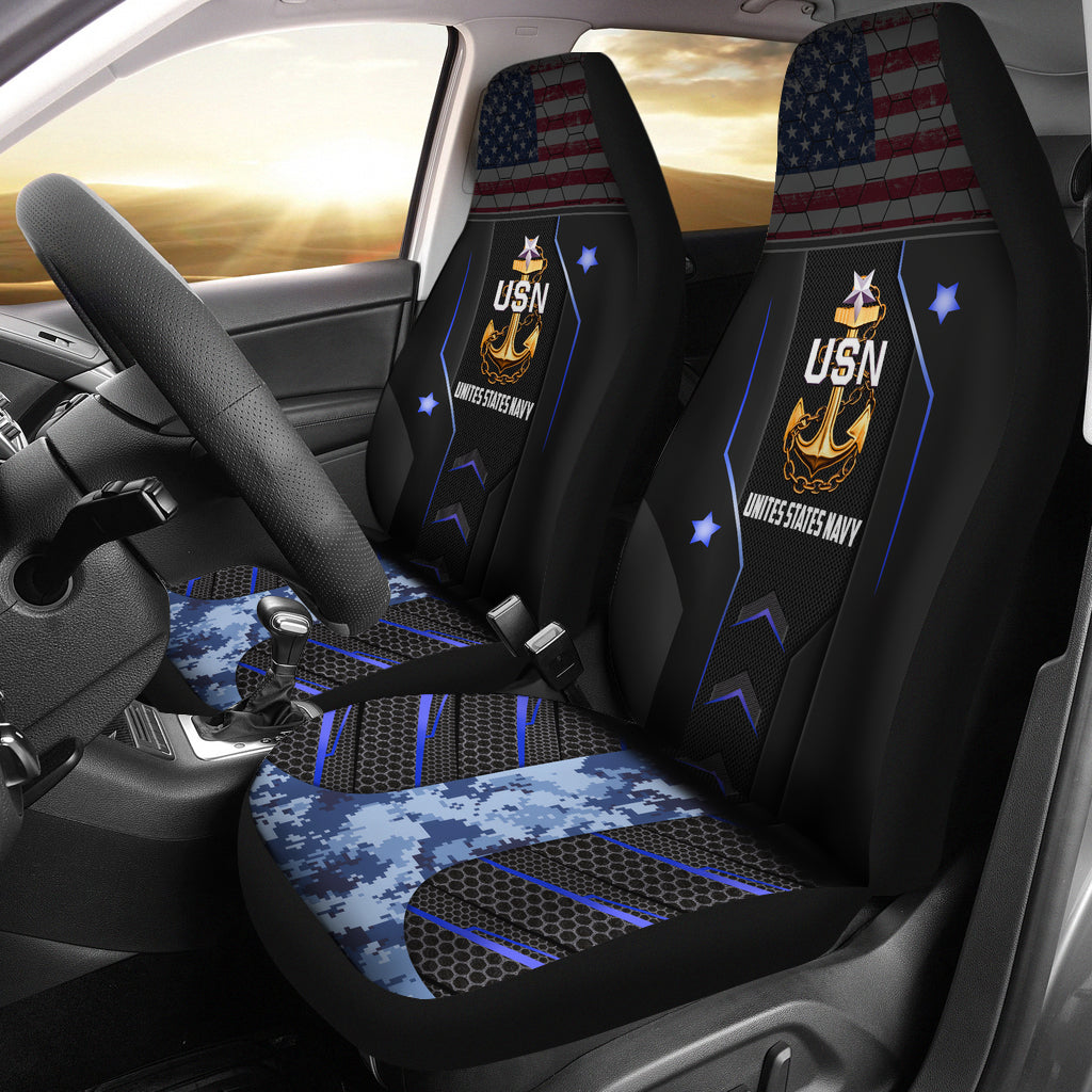 USN Unites States Navy Car Seat Covers