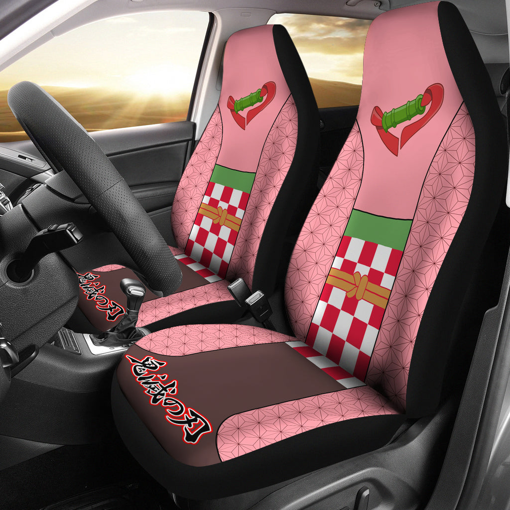 Demon Slayer Nezuko Kamado Car Seat Covers