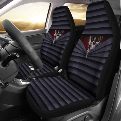 Skull Hiding Zipper Car Seat Covers