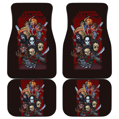 Horror Car Floor Mats Characters Horror Film Halloween Car Floor Mats Horror Car Mats