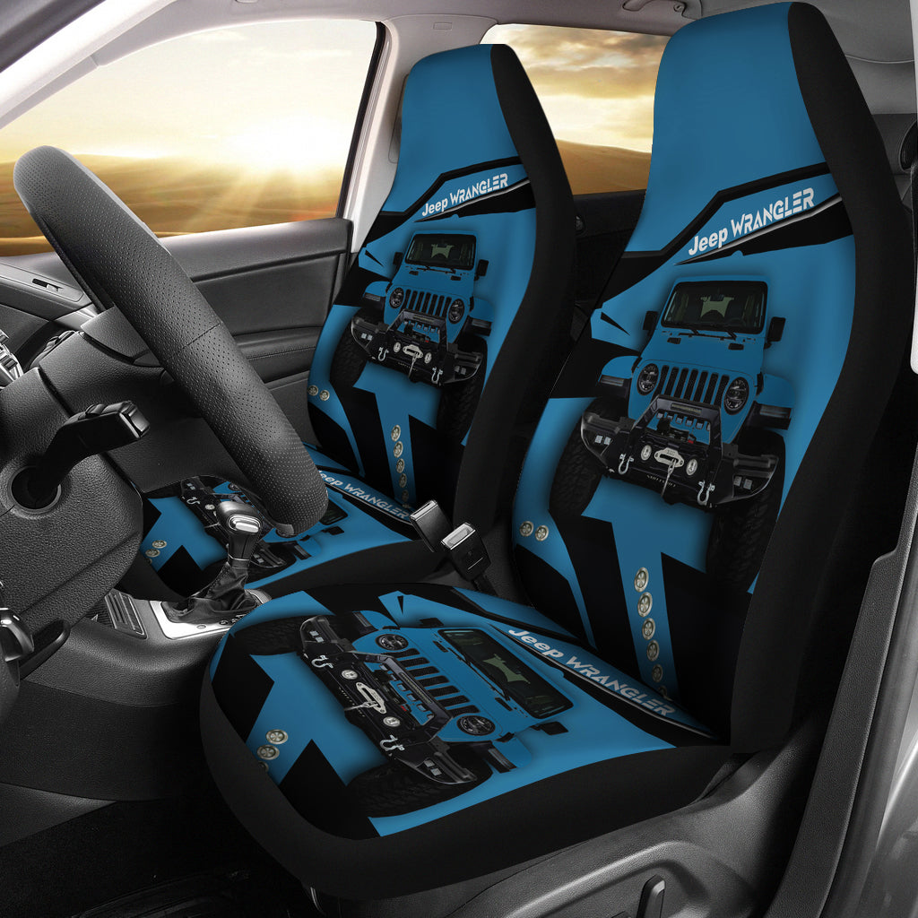 Jeep Blue Car Seat Covers
