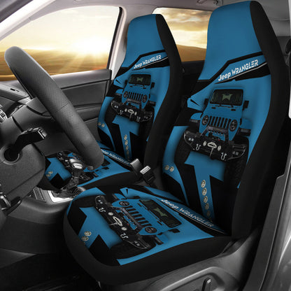 Jeep Blue Car Seat Covers