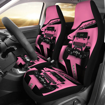 Pink Jeep Car Seat Covers