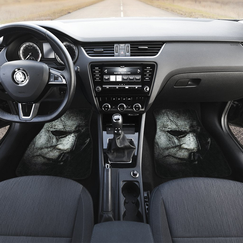 Horror Car Floor Mats Michael Myers Face House On Hill Car Mats