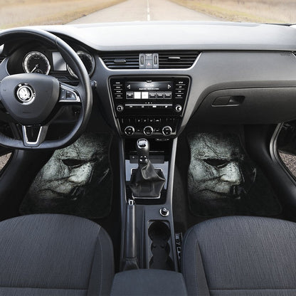 Horror Car Floor Mats Michael Myers Face House On Hill Car Mats