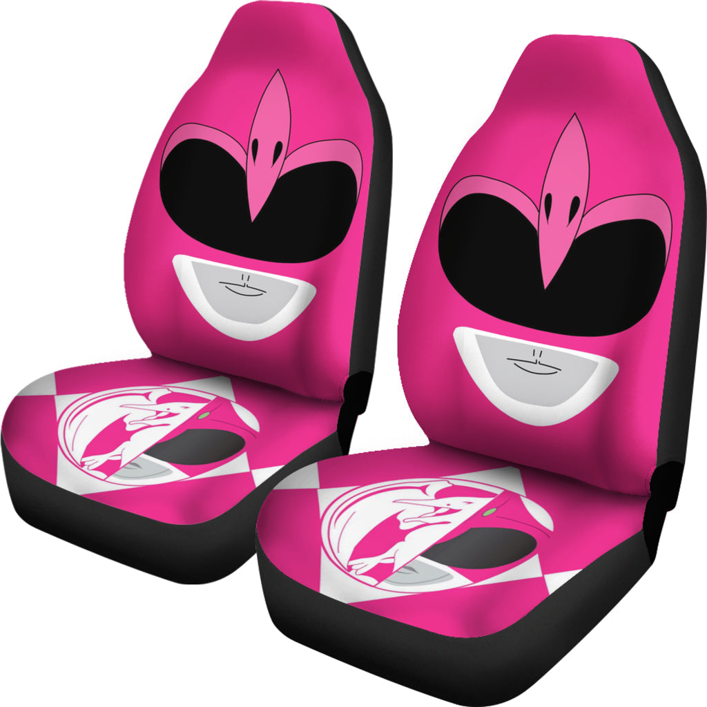 Mighty Morphin Power Rangers Pink Car Seat Covers