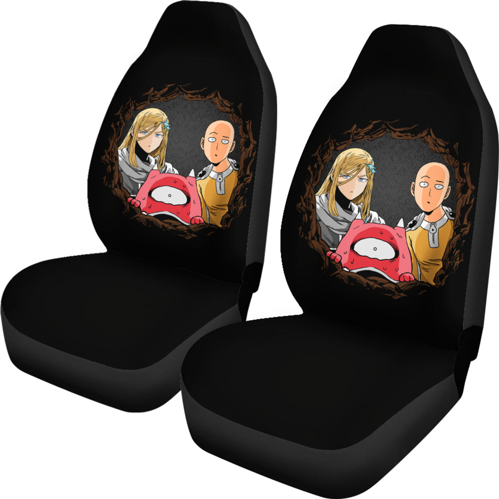 One Punch Man Saitama Funny Anime Car Seat Cover