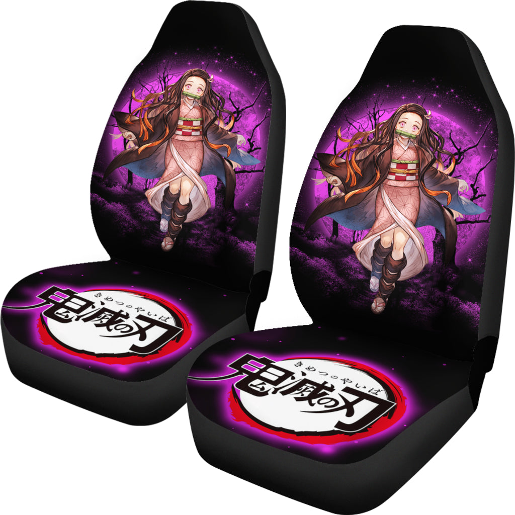 Nezuko Demon Slayer Moonlight Car Seat Covers