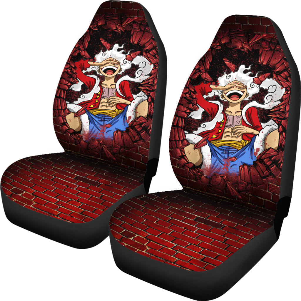 Luffy Gear 5 One Piece Anime Car Seat Covers Car Accessories