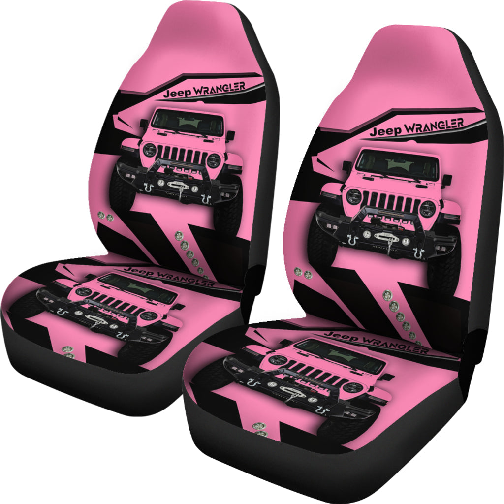 Pink Jeep Car Seat Covers