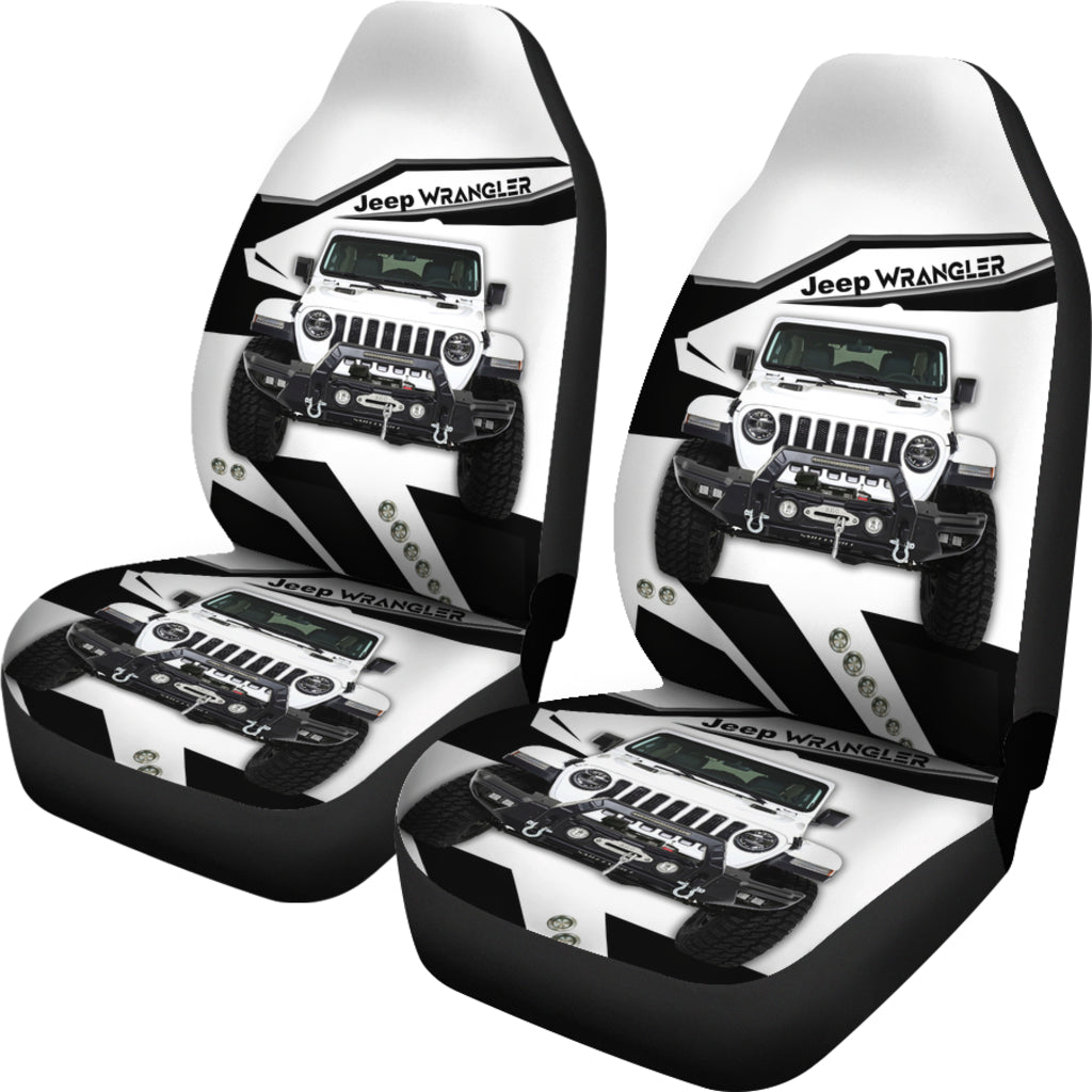 Jeep White Car Seat Covers