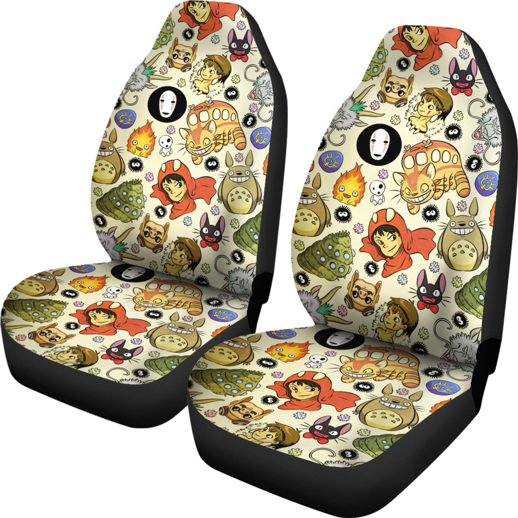 Ghibli Characters Car Seat Covers