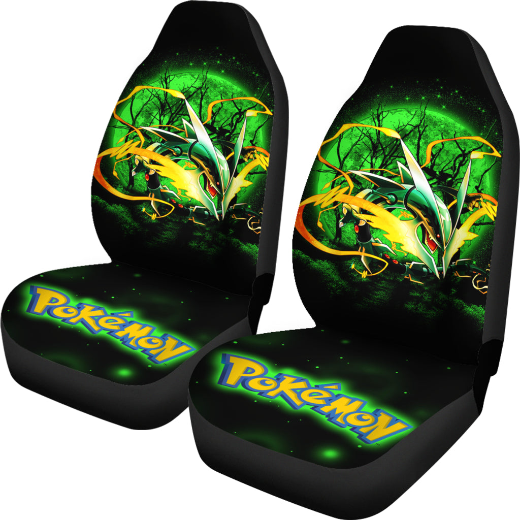 Mega X Rayquaza Legendary Moonlight Car Seat Covers