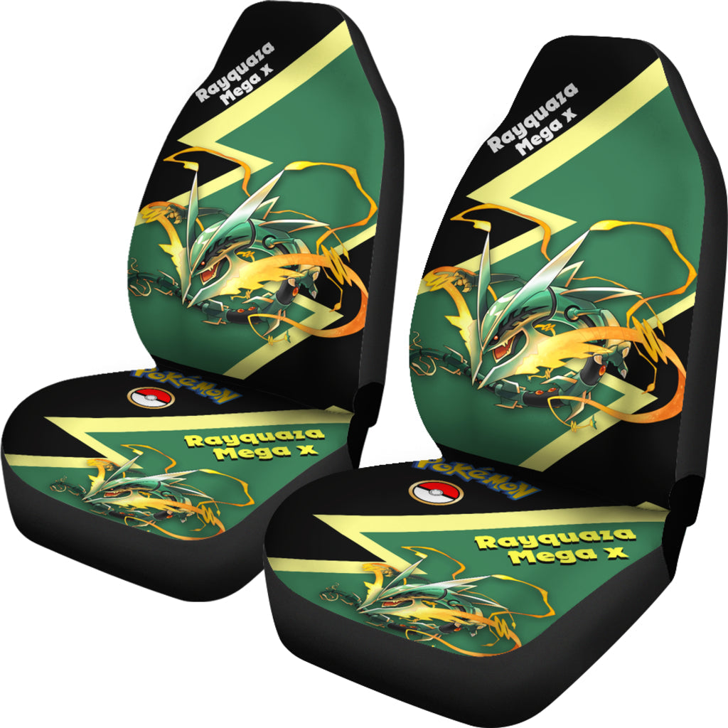 Mega Rayquaza X Car Seat Covers