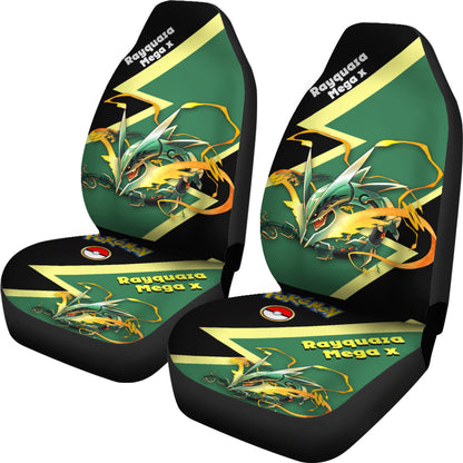 Mega Rayquaza X Car Seat Covers