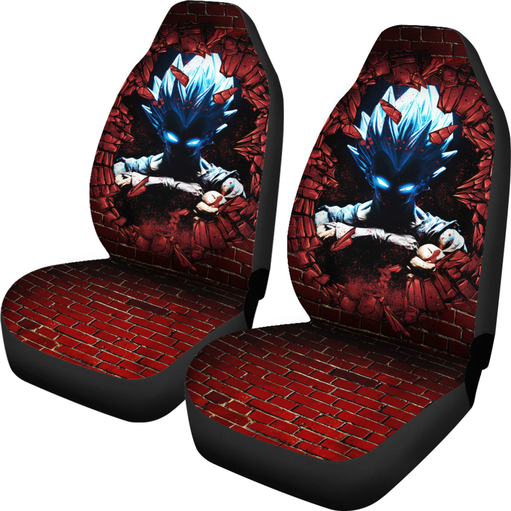 Vegeta Break Wall Car Seat Covers