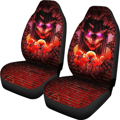 Eren Attack On Titans Founding Titans Break Wall Car Seat Covers