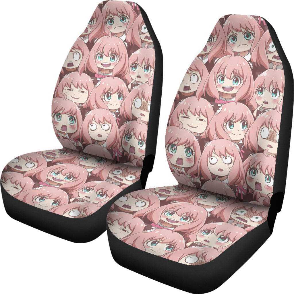 Anya Funny Reaction Spy X Family Car Seat Covers