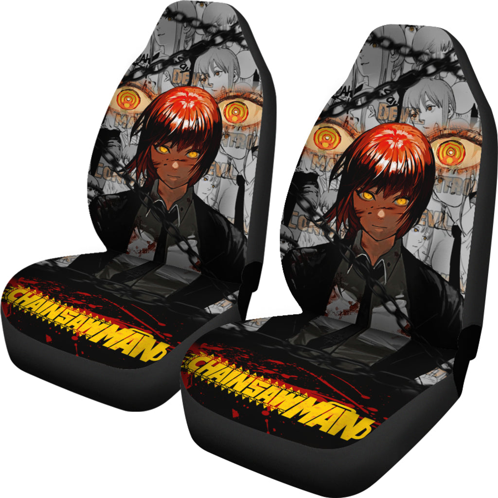 Makima Devil Chainsaw Man Car Seat Covers