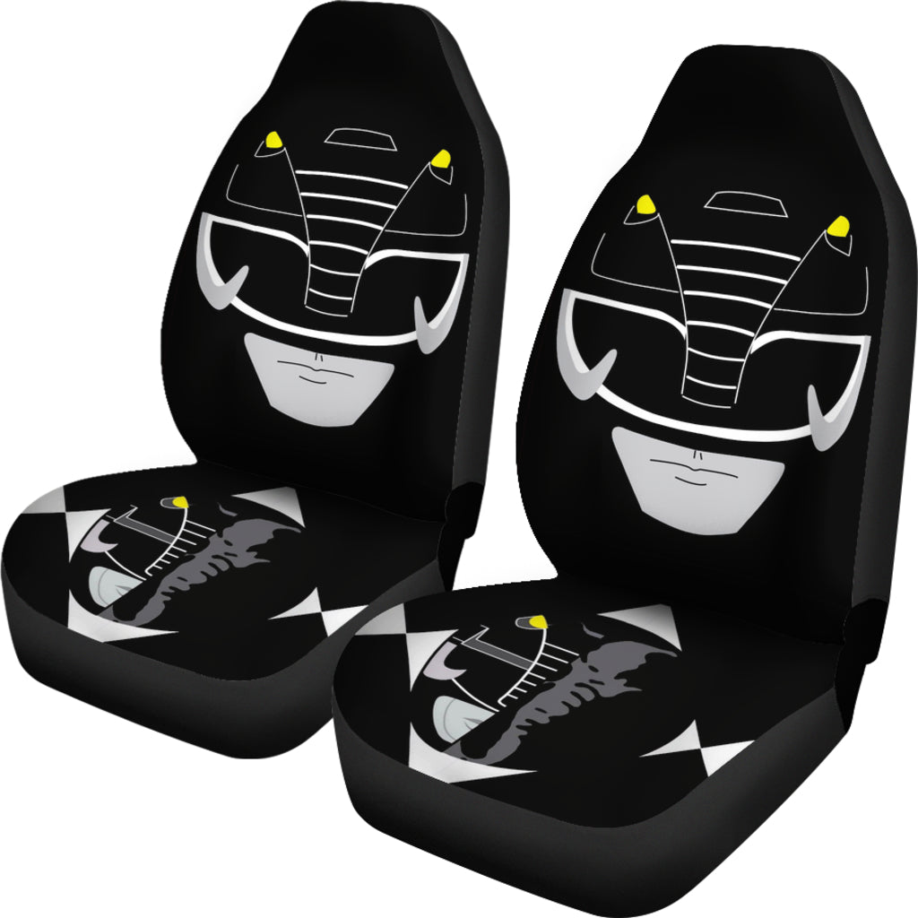 Mighty Morphin Power Rangers Black Car Seat Covers