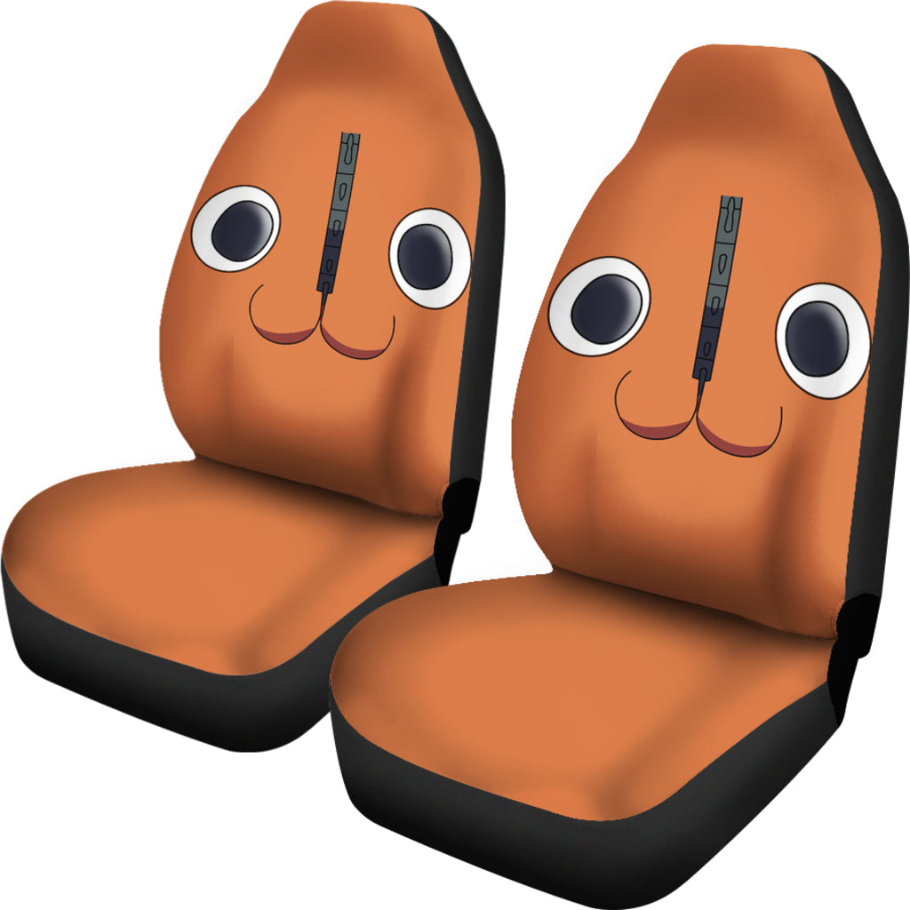 Pochita Chainsaw Man Car Seat Covers