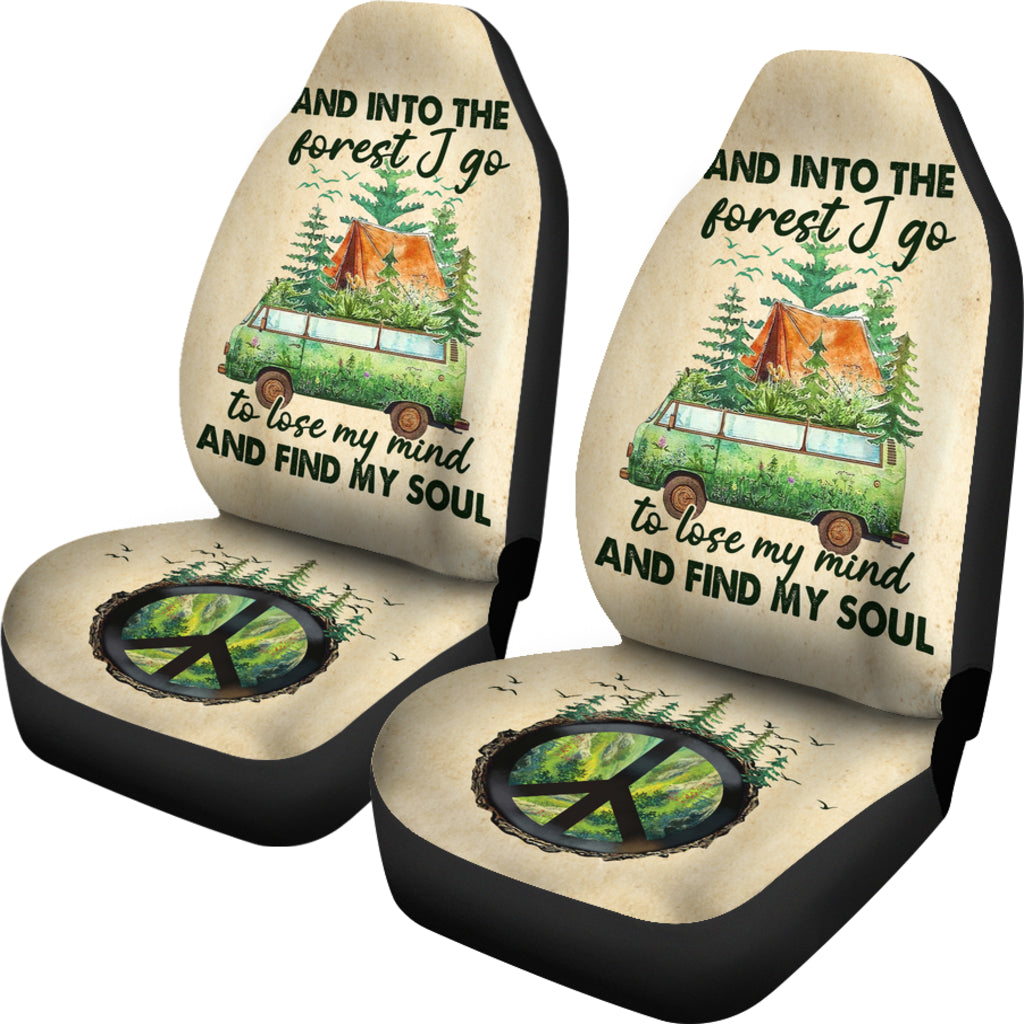 And Into The Forest I Go Car Seat Covers