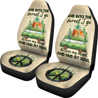 And Into The Forest I Go Car Seat Covers