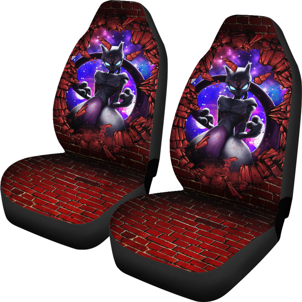 Mewtwo Break Wall Car Seat Covers
