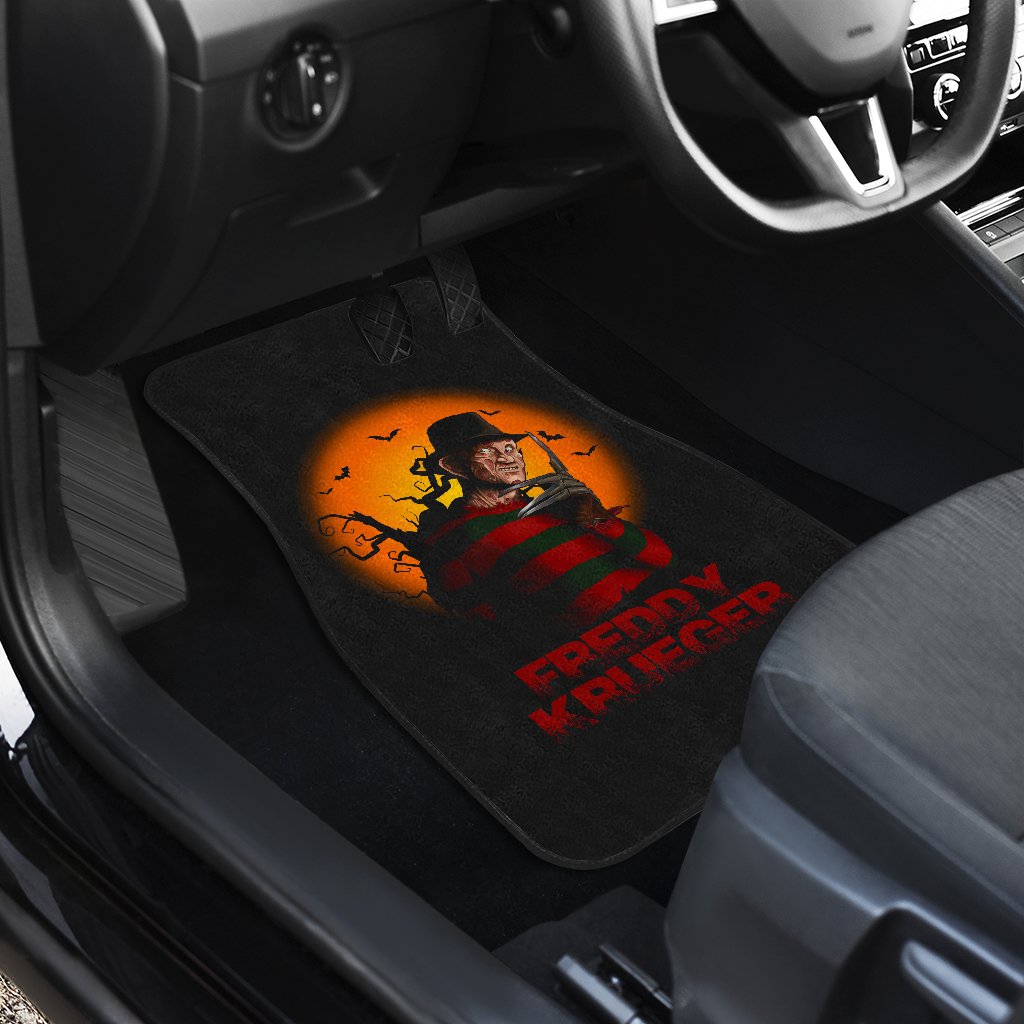 Horror Car Floor Mats Freddy Krueger Halloween Night Car Mats