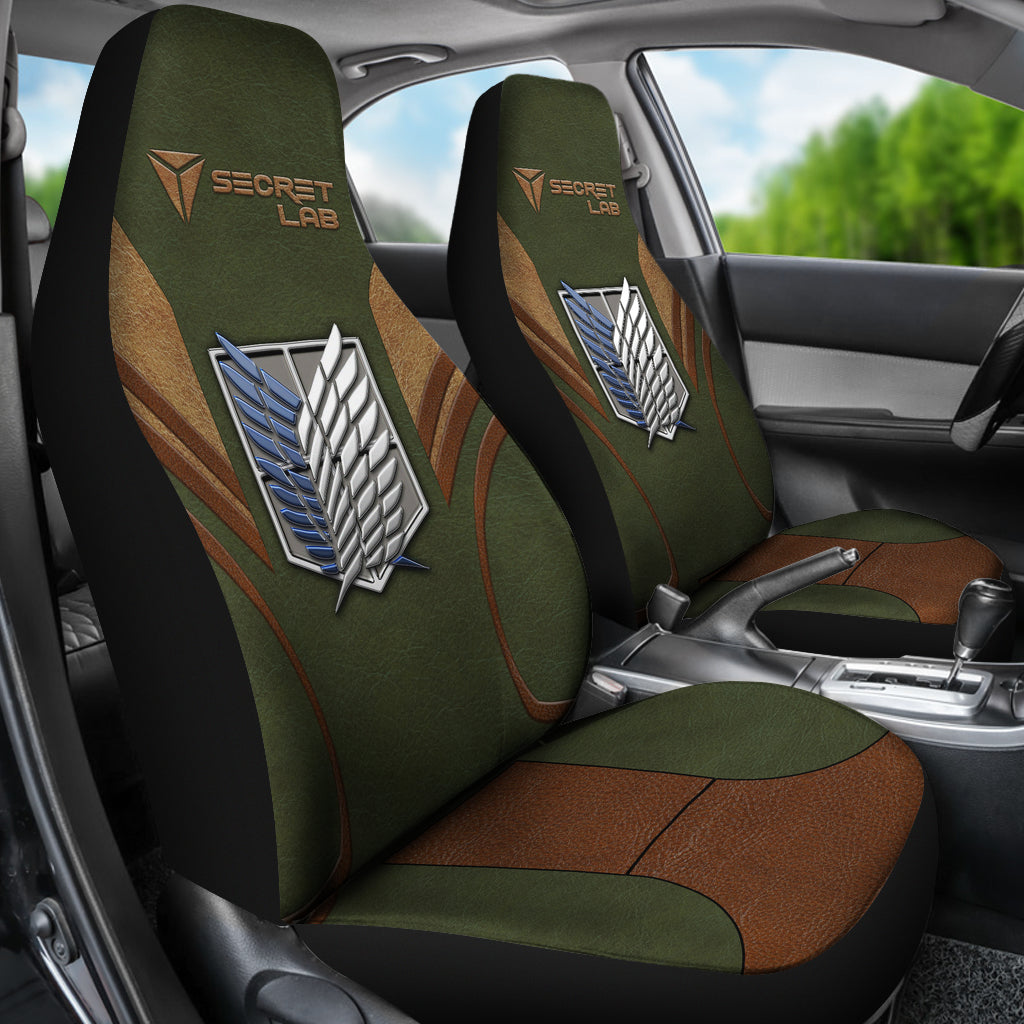 Custom Attack On Titan Anime Car Seat Covers