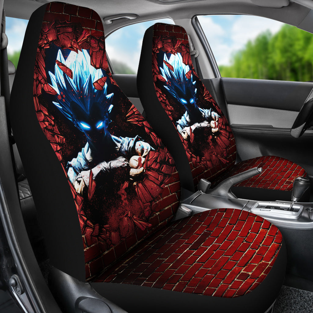 Vegeta Break Wall Car Seat Covers