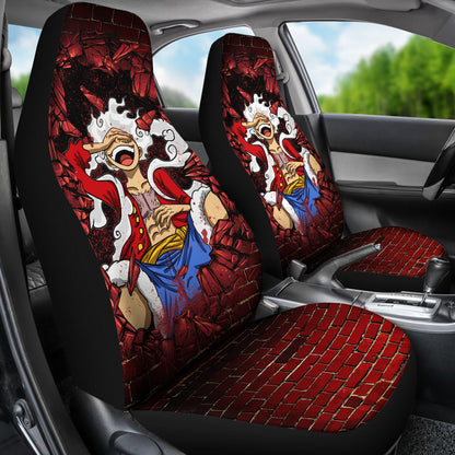 Luffy Gear 5 One Piece Anime Car Seat Covers Car Accessories