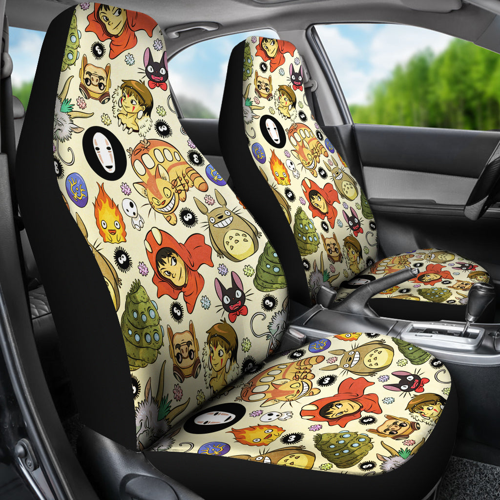 Ghibli Characters Car Seat Covers