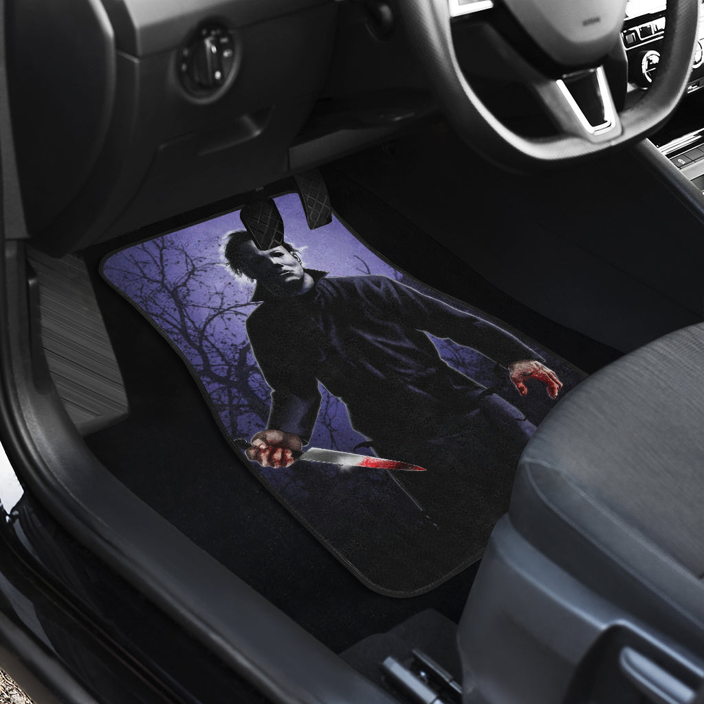 Horror Car Floor Mats Michael Myers Graphic Horror Halloween Car Floor Mats Michael Myers Car Mats