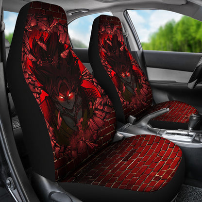 Goku Break Wall Car Seat Covers