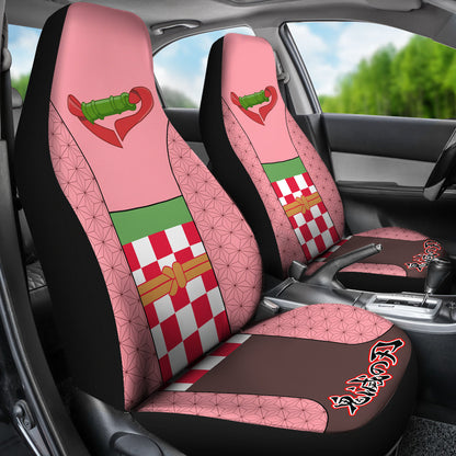 Demon Slayer Nezuko Kamado Car Seat Covers